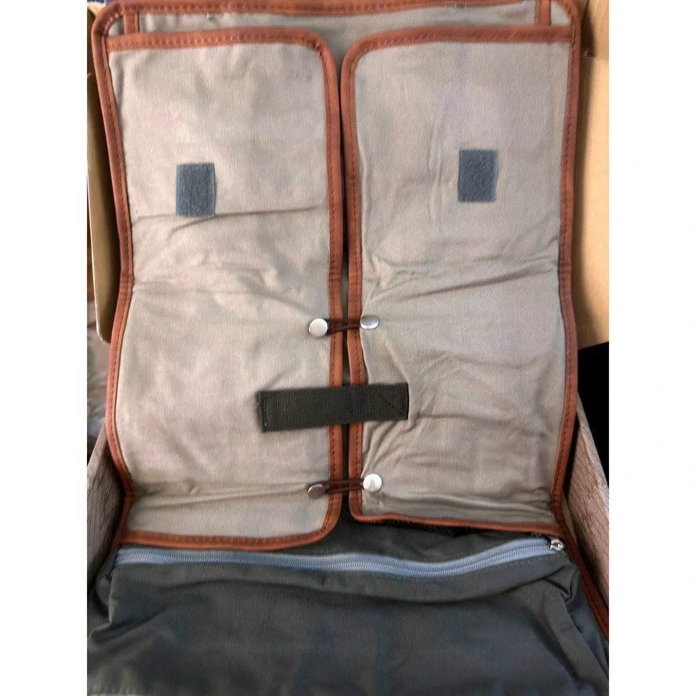 Barillio Bartender Roll Bag Unisex OS Olive Green Waxed Canvas Professional Case